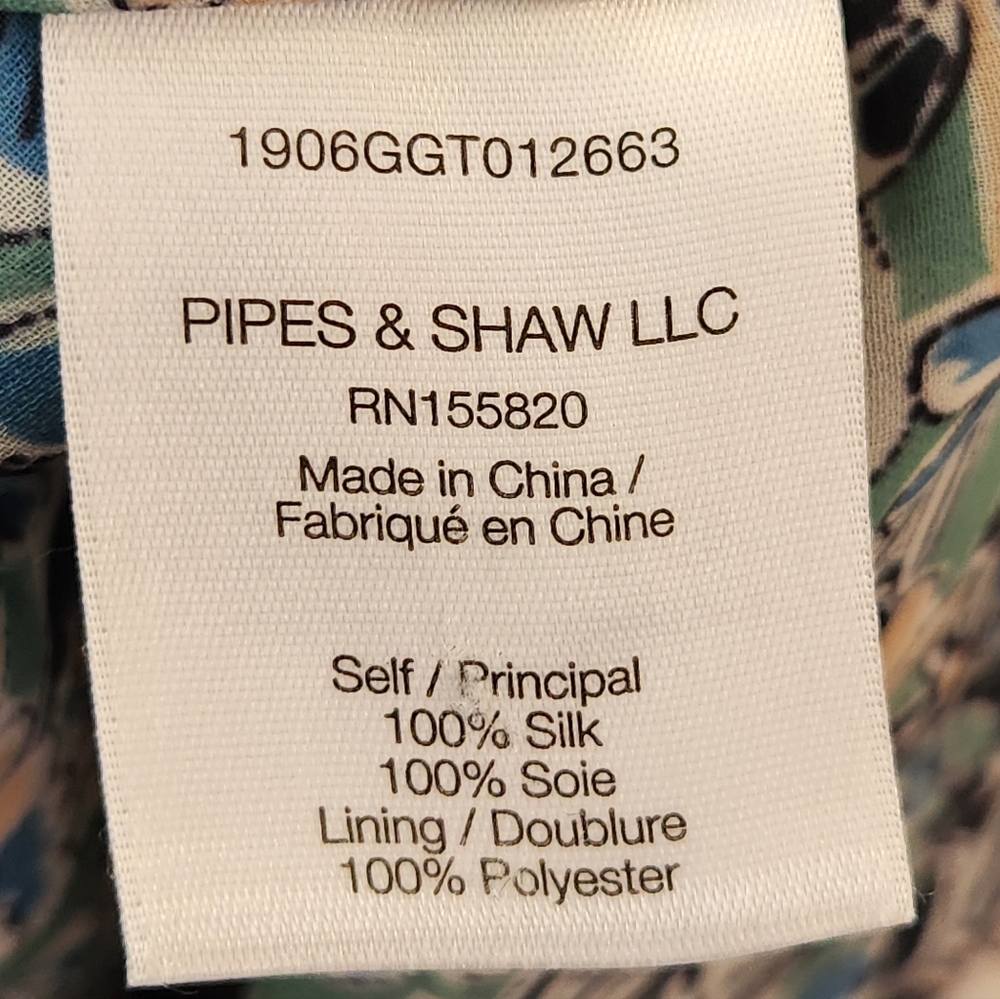 Veronica Beard Silk Dress Maggie Floral Print 3/4 Sleeve Shirred Mini Blue Sz 4 - Picture 14 of 16
